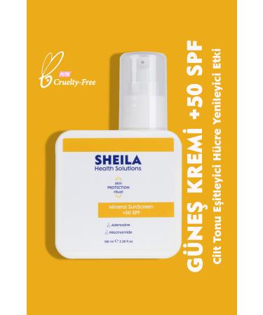 Sheila Health Solutions Tone Equalizer Brightening Spf 50+ Sun Cream Niacinamide Effective 100 ml