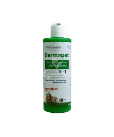 Purele Dermapet Cat Dog Shampoo 3in1 Plus 450 ml