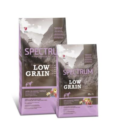 Spectrum Low Grain Lamb Meat and Blueberry 12 Kg Medium and Large Breed Adult Dog Food
