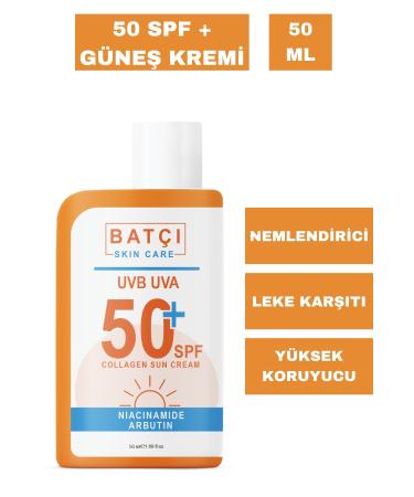 Bat Moisturizing and Anti-Stain High Protection 50 spf+ Sun Cream 50ML