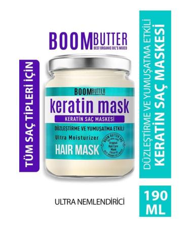 BOOM BUTTER Keratin Hair Mask Duo Pack - Buy Online on GoSupps.com