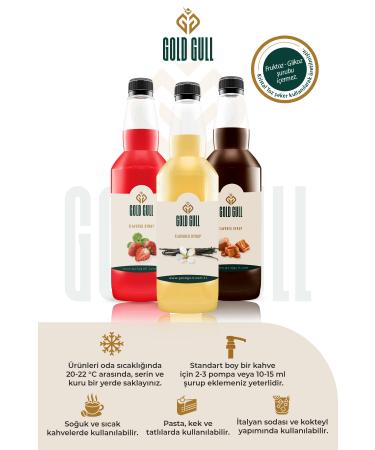 Gold Gull Strawberry Pomegranate Flavored Coffee Fruit Syrup 2 X 700 ml - Buy Online on GoSupps.com