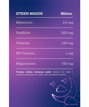 MDC Pasivalem Melatonin (MELATONIN PASSIFLORA VALERIAN B6 MAGNESIUM) 20 Tablets - Buy Online on GoSupps.com