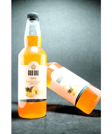gold gull Pineapple Flavored Coffee & Fruit Syrup - Buy Online on GoSupps.com