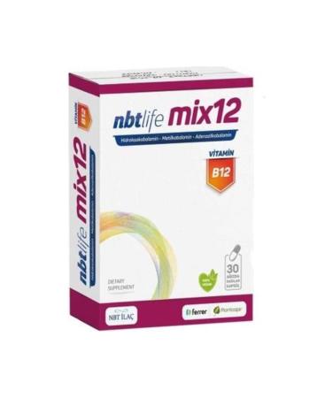 Nbt Drug Life Mix Vitamin B12 30 Capsules