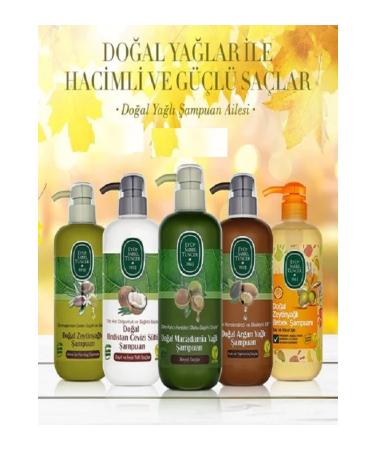 Ey p Sabri Tuncer EY P SABR TUNCER NATURAL OIL SHAMPOO FAMILY (Coconut macadamia olive oil argan baby)