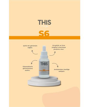 This S6 Brightening and Nourishing Antioxidant Serum - Vitamin C10 - 30ml - Buy Online on GoSupps.com