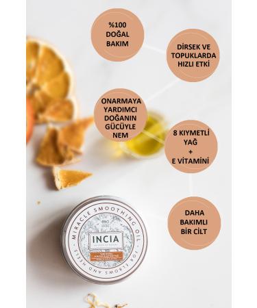 INCIA 0 Natural Smoothing Oil Intensive Moisturizing Cream Organic Elbow Heel Vegan 50 ml - Buy Online on GoSupps.com