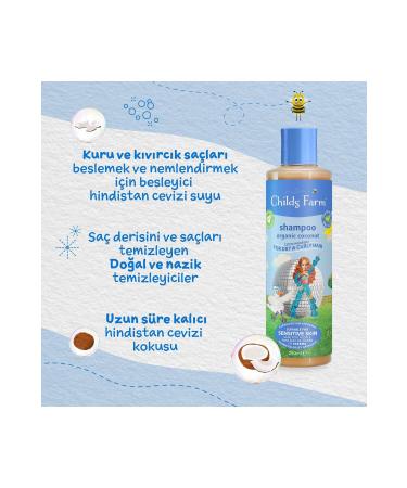 Childs Farm Coconut Shampoo for Dry and Frizzy Hair 250ml - Buy Online on GoSupps.com
