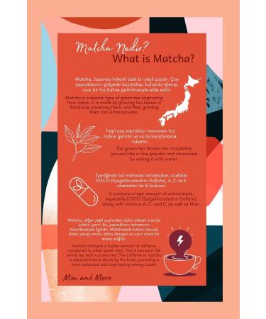 Mim and More Strawberry Matcha - Strawberry Flavored Matcha 50 gr - Buy Online on GoSupps.com