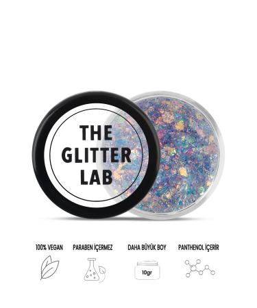 The Glitter Lab Gel Form Shiny Glitter - Sea Shell