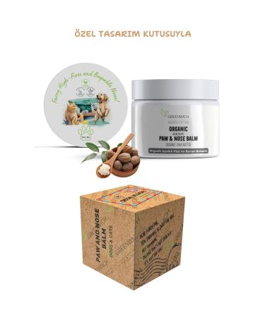 Greenwich Zero Point of Beauty Paw Nose Moisturizing Balm Vegan Organic Content Natural Cat Dog Crack Protection Care Cream 50 ml - Buy Online on GoSupps.com