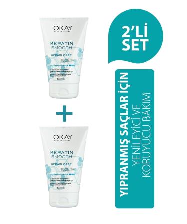 OKAYPROFESSIONNEL Keratin Smooth 2-Pack Leave-In Cream 100 ml