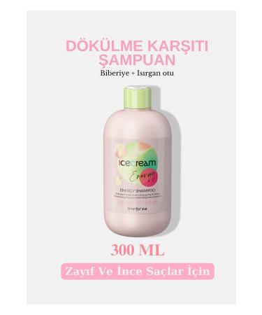 Inebrya Ice Cream Energizing Anti-Hair Loss Shampoo 300 ml - Buy Online on GoSupps.com
