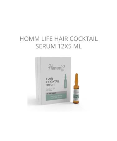 Homm Herbal "homm Life Hair Cocktail Serum 12x5 Ml: Strengthen Your Hair Get a Shiny and Healthy Look!