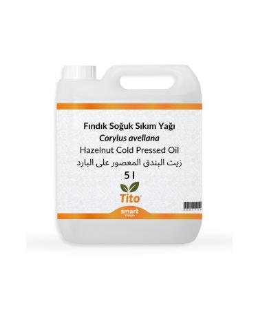 tito Hazelnut Cold Pressed Oil Corylus Avellana 5 Liters