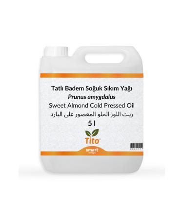 Tito Sweet Almond Cold Pressed Oil Prunus Amygdalus 5 Kg