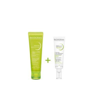 Bioderma SEBIUM KERATO+ 30ML + SEBIUM GEL ACTIVE 45ML
