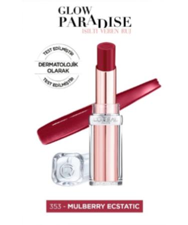 L'Oreal Paris L'oreal Lipstick Paradise Shimmer 353