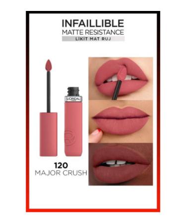 L'Oreal Paris L'oreal Lipstick Inf La Matte Resistance 120 - Buy Online on GoSupps.com