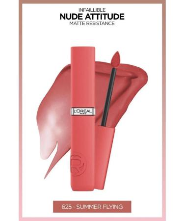 L'Oreal Paris L'oreal Lipstick Inf La Matte Resistance 625