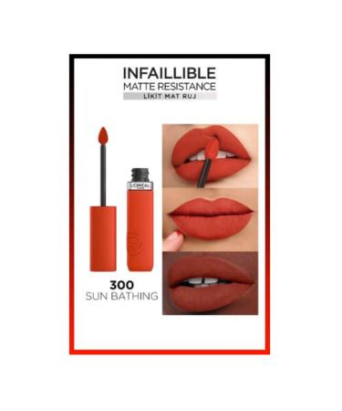 L'Oreal Paris L'oreal Lipstick Inf La Matte Resistance 300 - Buy Online on GoSupps.com