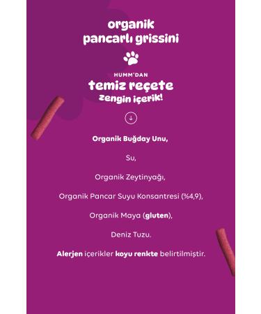 Humm Organic Organic Beetroot Grissini 6 X 55 gr - Buy Online on GoSupps.com