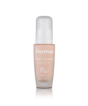 Flormar Foundation High Coverage - Perfect Coverage Foundation 107 Natural Ivory NTRLB377
