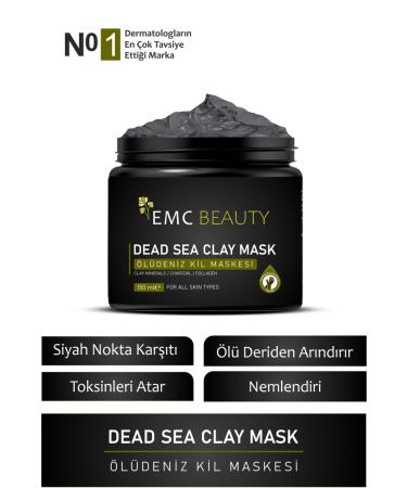 EMC BEAUTY Collagen Dead Sea Mask Anti-Aging Acne and Blackhead Mask 150 gr
