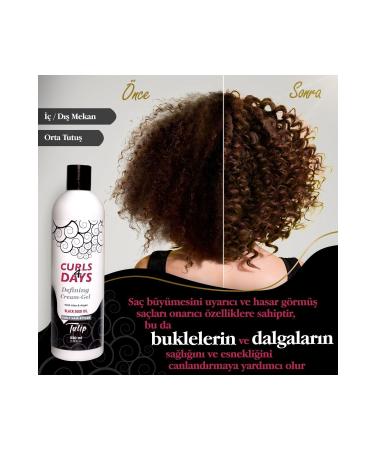 Tulip Curls 4 Days Curl Defining Hair Cream Gel 330 ml - Buy Online on GoSupps.com