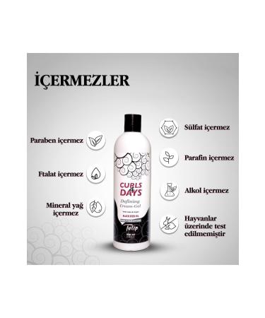 Tulip Curls 4 Days Curl Defining Hair Cream Gel 330 ml - Buy Online on GoSupps.com