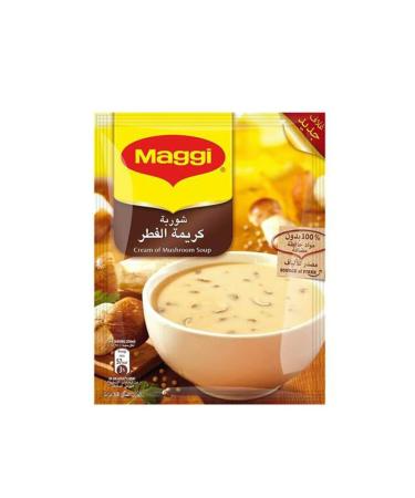 Maggi 6 Pieces Maggi Cream of Mushroom Soup for 4 People 70g X 6 Pieces - Buy Online on GoSupps.com