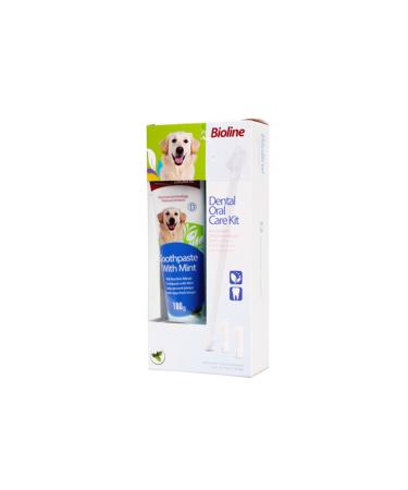 Mint Flavored Oral Care Set 100 gr - Petshopundan