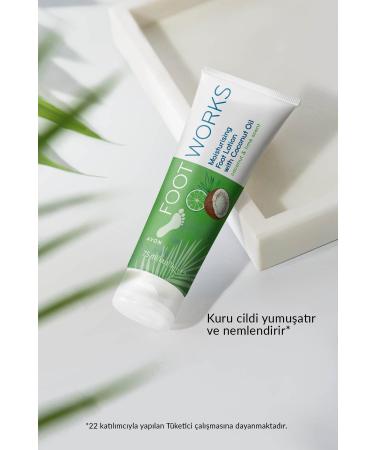 Avon Footworks Coconut and Lime Essence Foot Lotion 75 Ml. Set of Two - Buy Online on GoSupps.com