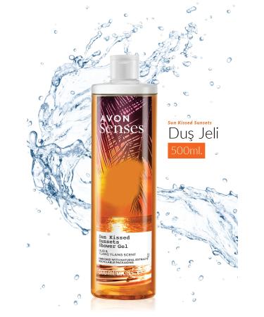 Avon Senses Sun Kissed Sunsets Shower Gel 500 Ml. Triple Set - Buy Online on GoSupps.com