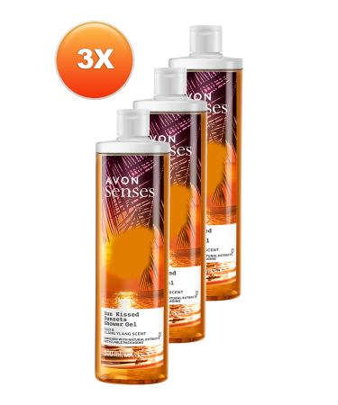 Avon Senses Sun Kissed Sunsets Shower Gel 500 Ml. Triple Set - Buy Online on GoSupps.com