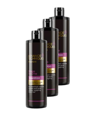 Avon Advance Techniques Mega Volume Volumizing Shampoo 400 Ml. Triple Set