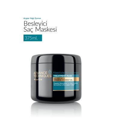 Avon Advance Techniques Argan and Coconut Oil Hair Mask 375 Ml. Triple Set - Buy Online on GoSupps.com