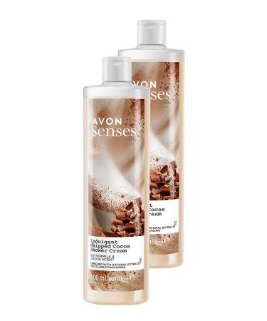 Avon Senses Indulgent Shower Cream with ButterMilk and Cocoa Extract 500 Ml. Set of Two