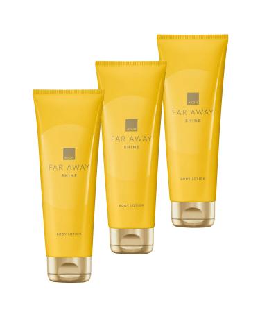 Avon Far Away Shine Body Lotion 125 Ml. Triple Set