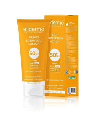 Aldermo Spf50 Sun Lotion 200ml