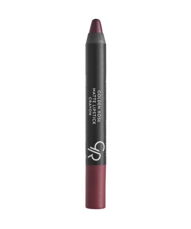 Golden Rose Matte Pencil Lipstick with Rich Pigment that Gives Your Lips a Clear Line-19 Dark Violet eleg.423