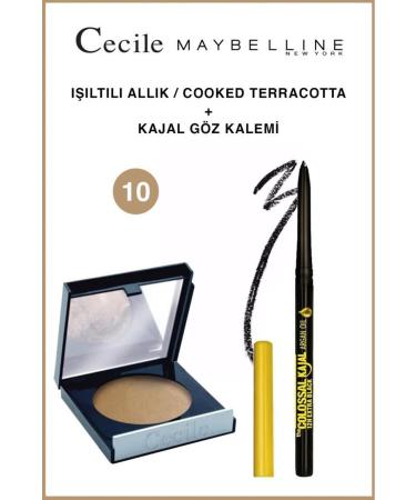 Cecile Shiny Cheeks-Non-Smudge Kajal Makeup Set 10
