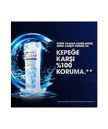 Clear Women Shampoo Hyaluron Moisture Therapy 350 ml Women Serum Hyaluron Moisture Therapy 90 ml X2 - Buy Online on GoSupps.com