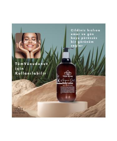 Liya Arven Moisturizing Argan Oil Body Lotion - 500ml - Buy Online on GoSupps.com