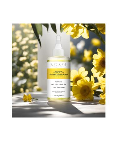 Licape Micellar Glycolic Acid Aha-Bha Peeling Tonic 200ml - Buy Online on GoSupps.com