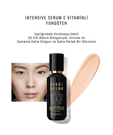 Bobbi Brown Intensive Serum Vitamin E Foundation Spf 40 Shiny Finish 30 ml - Warm Porcelain
