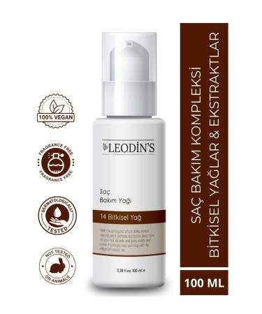 LEODINS Herbal Hair Care Oil Effective Against Hair Loss 100 ml