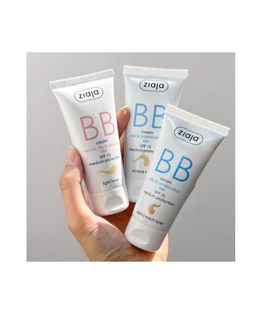 Ziaja Bb Cream For Oily And Combination Skin - Natural Tone Spf 15 50 ml - Buy Online on GoSupps.com