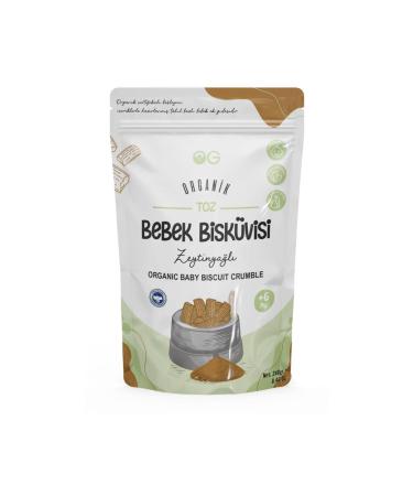 OG natural Organic Powder Baby Biscuits 240 Gr +6 Months.